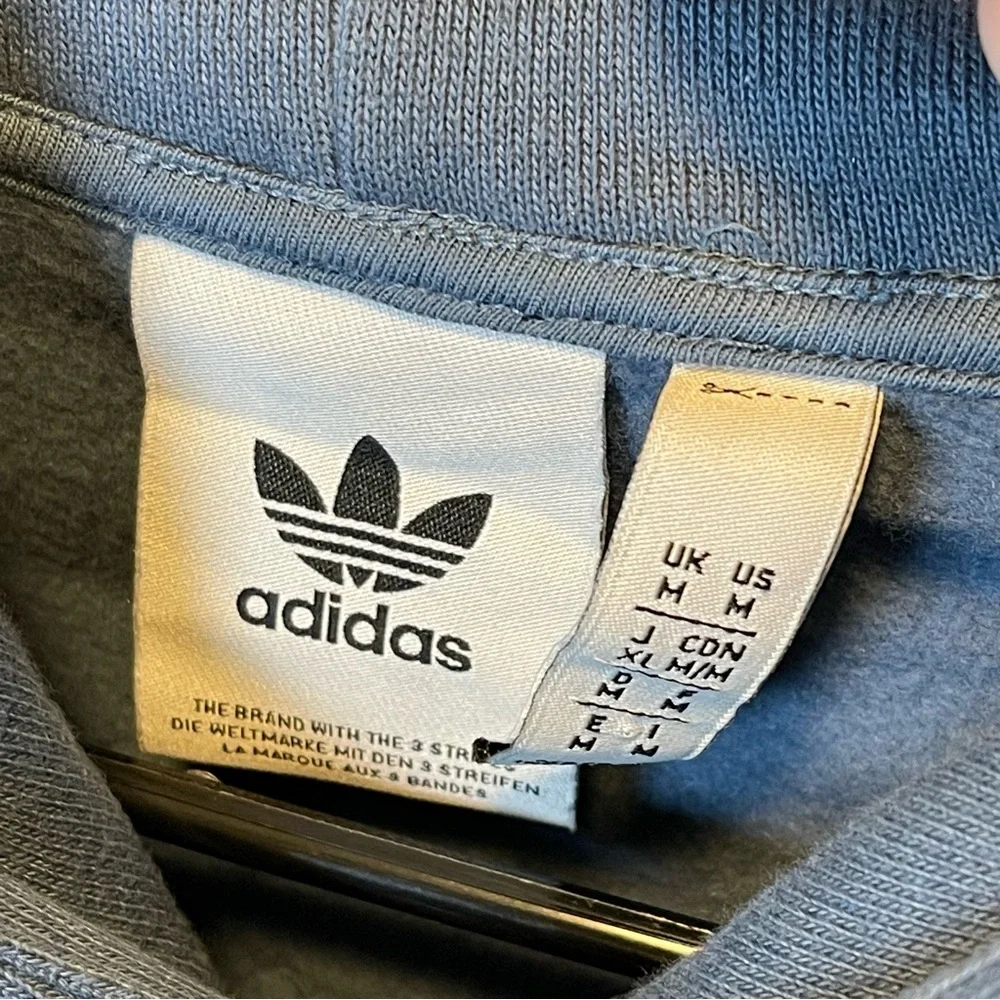 Adidas blue and black sweatshirt‎ hoodie men's size medium